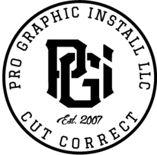 pro graphic install LLC round logo