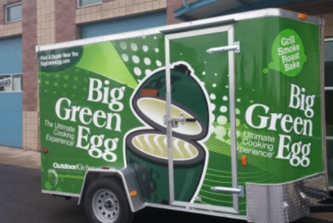 big green egg truck