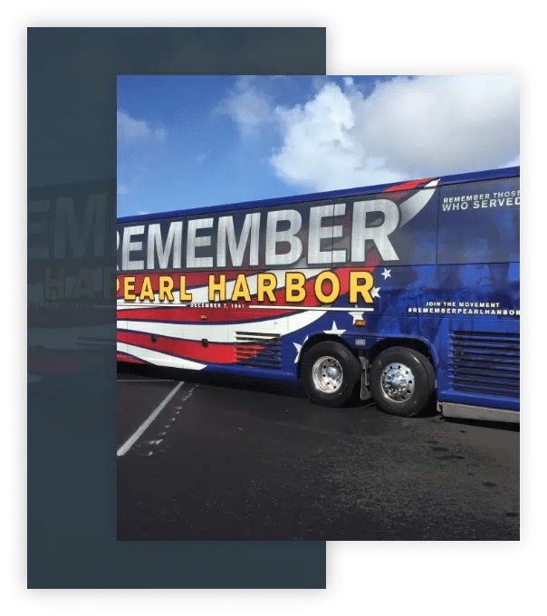 Vinyl Graphic Wrap in Applewood